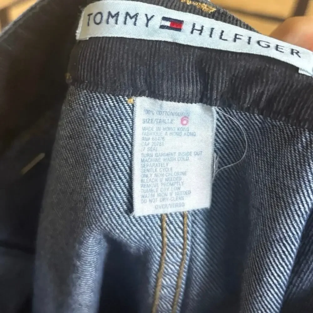 Tommy Hilfiger Denim Button Front Maxi‎ Skirt Size 6